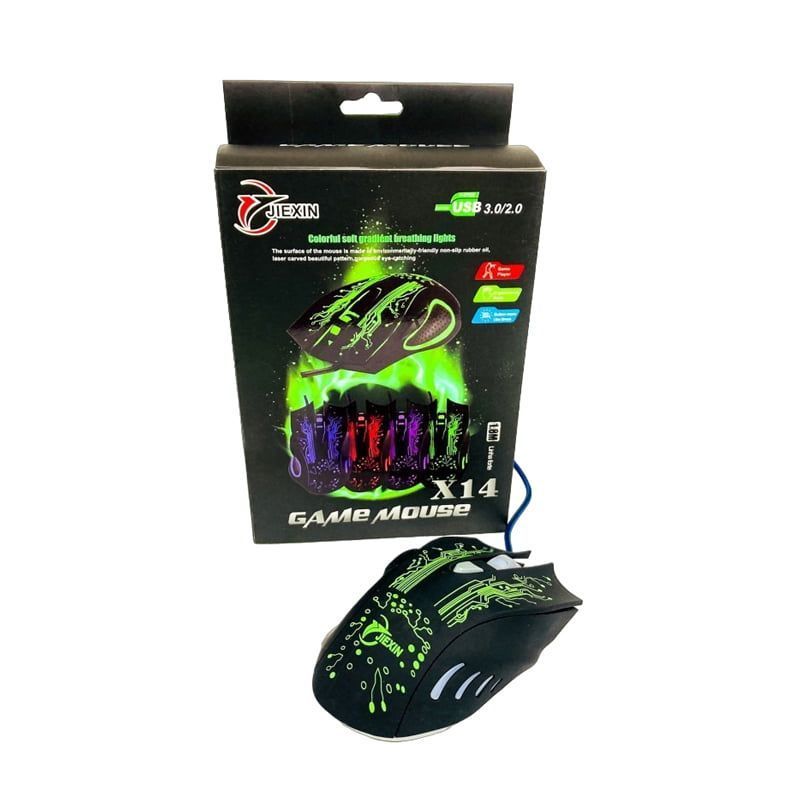 JIEXIN ενσύρματο ποντίκι X14 - Game Mouse JX-X14 JIEXIN