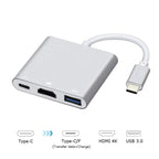Andowl Type C σε HDMI Αντάπτορας με πολλές Θύρες Q-308 - Type C to HDMI OEM