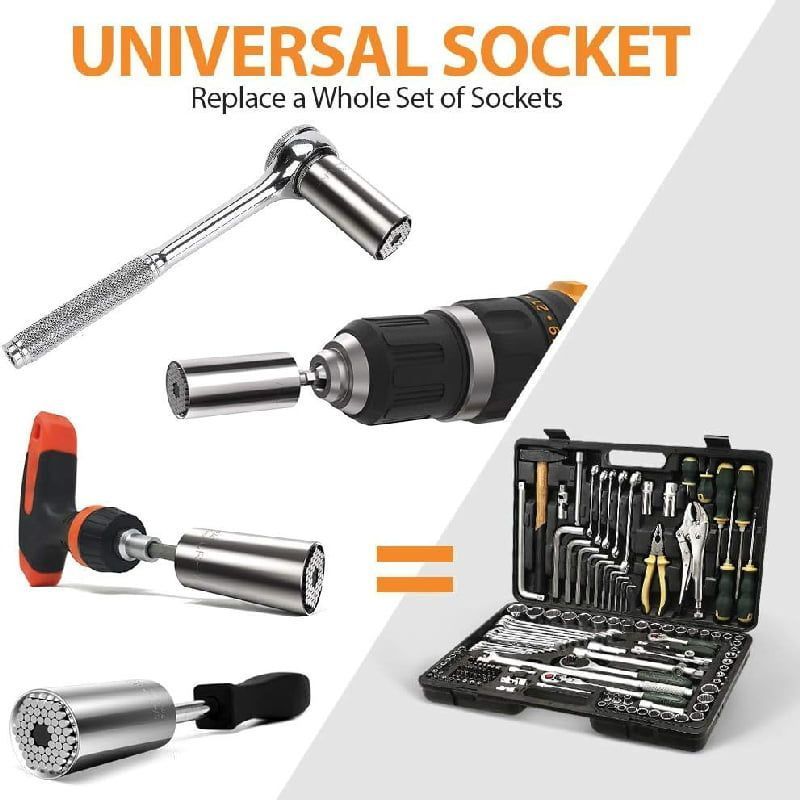 Πολυκαρυδάκι 1.4" - 3,4" / 7mm -13mm - Universal socket 1.4" - 3,4" / 7mm -13mm OEM