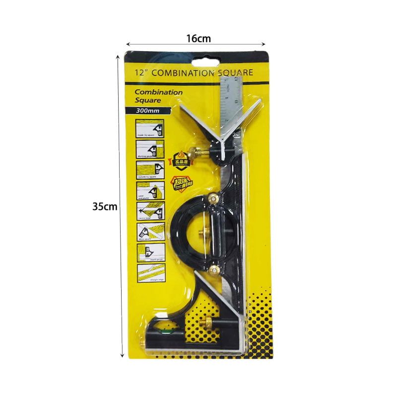 Γωνιόμετρο με αλφάδι 12" - 12" Combination square OEM