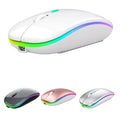 JIEXIN ασύρματο ποντίκι - Wireless mouse LED8 - Κόκκινο - Μαύρο JIEXIN
