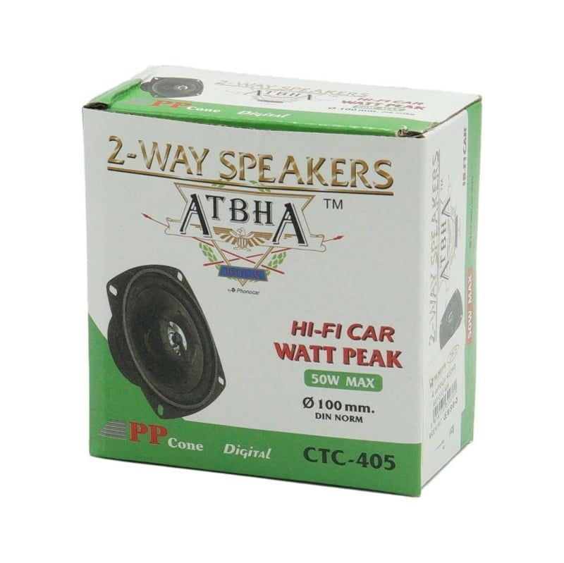 Ηχείο Αυτοκινήτου CTC-405 με 50W Ø100mm 1τμχ – ATBHA 2-Way speakers OEM