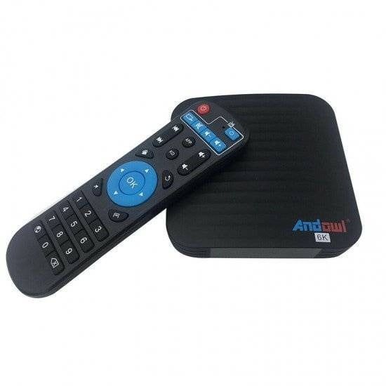 Andowl TV Box Q10 4K UHD με WiFi 4GB RAM και 64GB Αποθηκευτικό Χώρο με Λειτουργικό Android 9.0 ANDOWL