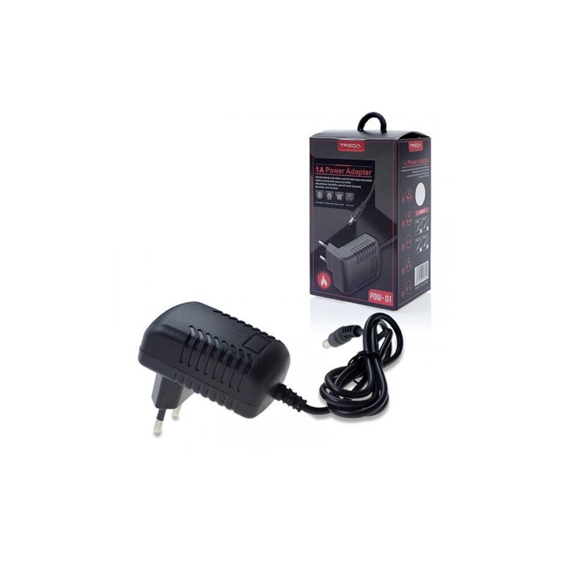 TREQA Μετασχηματιστής 12V 1A POW-01 - Power Adapter Treqa