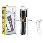Επαναφορτιζόμενος φακός XH-P50 BX-P07 1500 lumens - Glare flashlight OEM