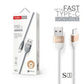 Tranyoo Καλώδιο δεδομένων type-C 5A 1.2m S3-C - Fast charger cable Tranyoo
