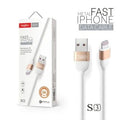Tranyoo Καλώδιο δεδομένων lighting IOS 5A 1.2m S3-I - Fast charger lighting cable Tranyoo