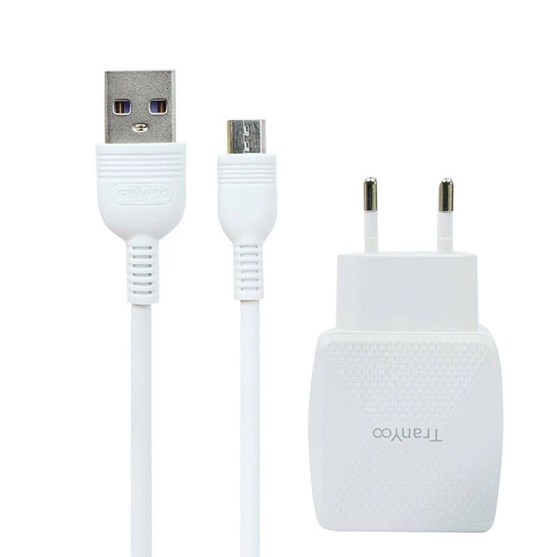 TRANYOO 5V γρήγορος φορτιστής 2USB 2.4A V14 – Fast charger Tranyoo