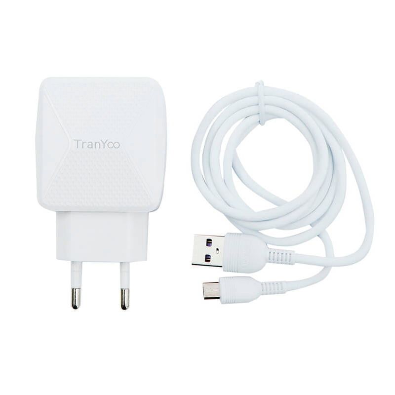 TRANYOO 5V γρήγορος φορτιστής 2USB 2.4A V14 – Fast charger Tranyoo