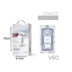 Tranyoo Φορτιστής με καλώδιο micro 2USB V60 2.4A – Charger 2USB Fast Tranyoo