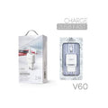 Tranyoo Φορτιστής με καλώδιο micro 2USB V60 2.4A – Charger 2USB Fast Tranyoo