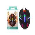 Εσύρματο ποντίκι RGB X3 - RGB Wireless optical mouse - Γκρι - Κόκκινο - Μαύρο - Μπλε OEM