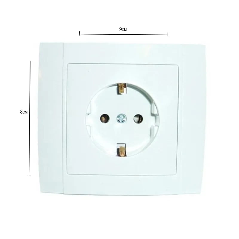 Πρίζα τοίχου εντοιχιζόμενη λευκό Songrui - Wall switch OEM