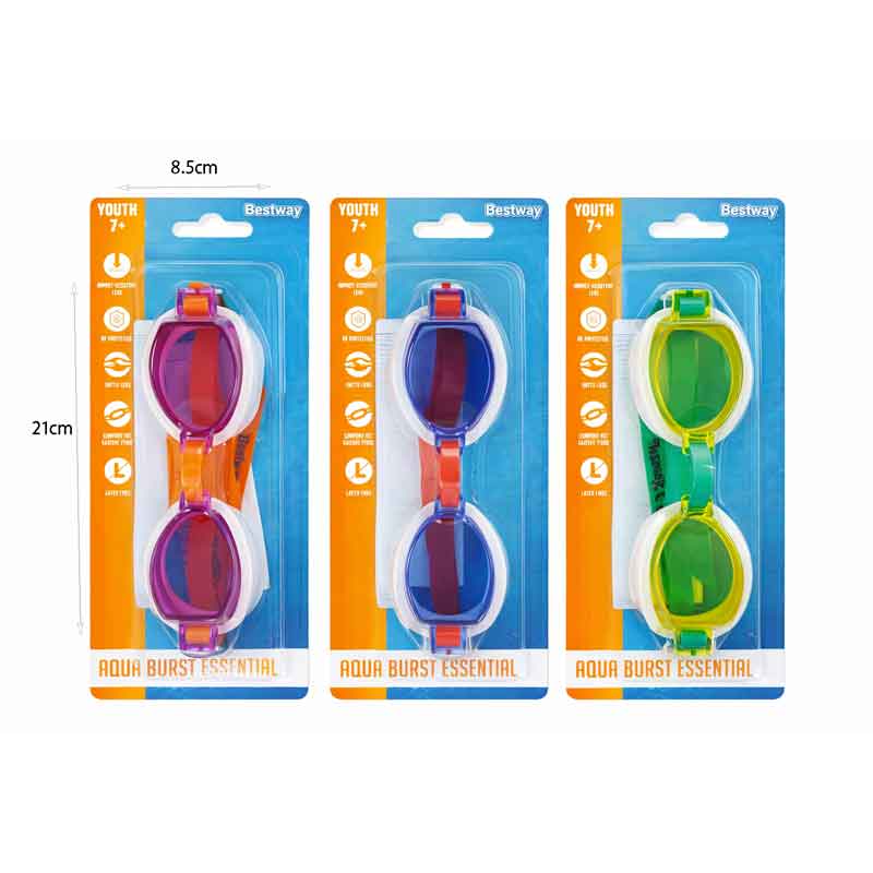 Παιδικά Γυαλάκια Κολύμβησης 7+ Ετών - Kids Swimming Goggles - Κίτρινο - Μπλε - Πορτοκαλί - Πράσινο OEM