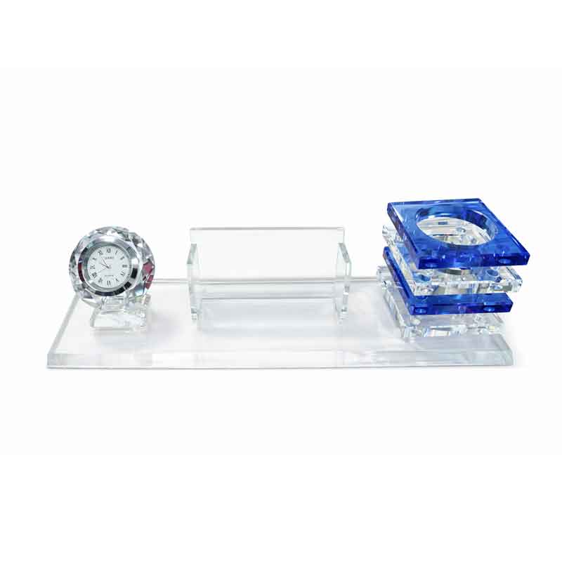 Σετ Γραφείου με Ρολόι και Θήκη Καρτών – Office Desk Set with Clock and Card Holder OEM