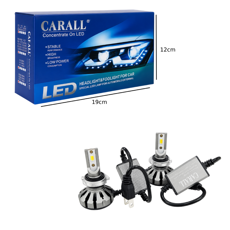 Carall Λάμπες LED Αυτοκινήτου H7 Διπλού Χρώματος 6500K / 3000K με Εναλλαγή Φωτισμού - H7 Dual Color LED OEM