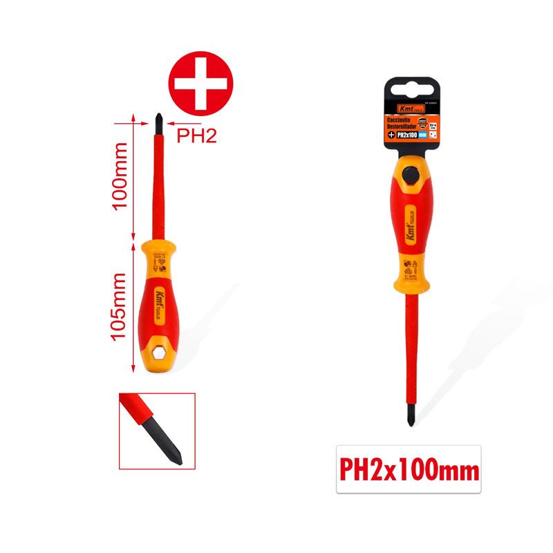 KMT Κατσαβίδι PH2x100mm - Screwdriver OEM
