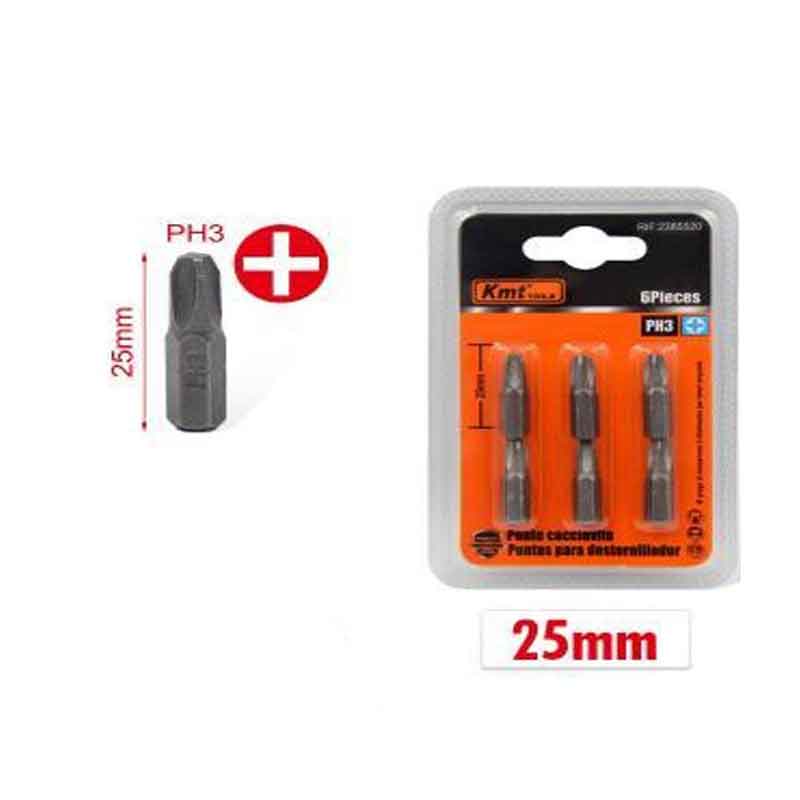 KMT Μύτες κατσαβιδιού PH3 -Bits Long For Screwdriver KMT
