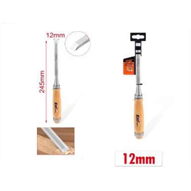 KMT Σκαρπέλα Με Ξύλινη Λαβή 12mm- Chisel KMT