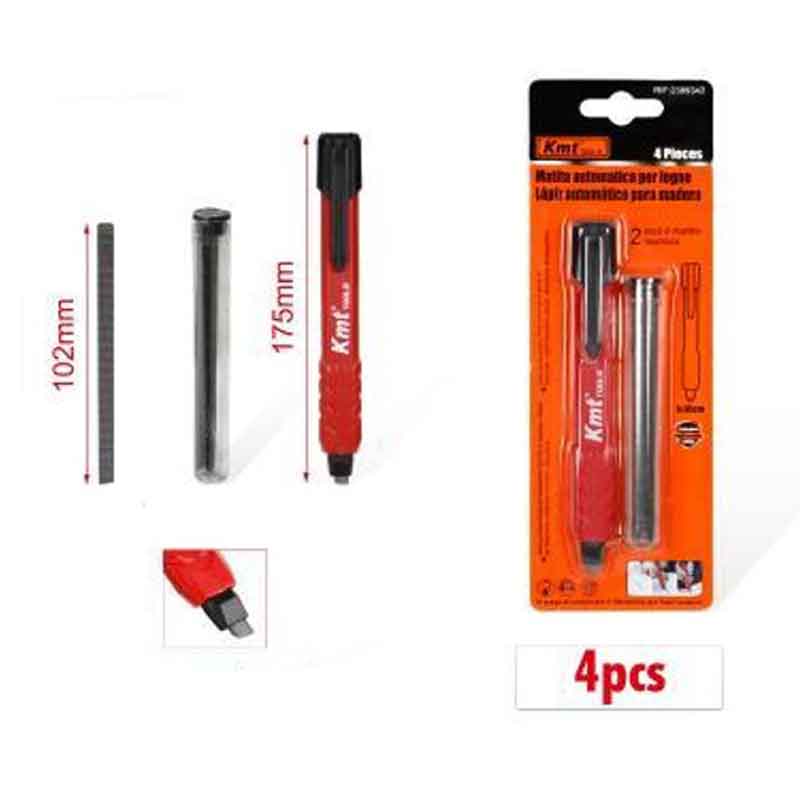 KMT Μολύβι Μαραγκών Μηχανικό με Πλακέ Μύτες - Automatic Pencil For Wood KMT