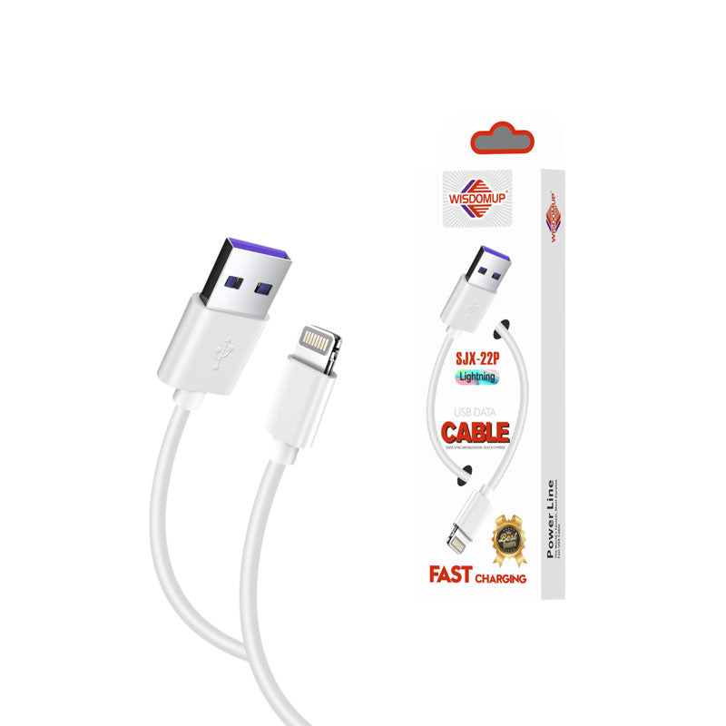 Wisdomup Καλώδιο Φόρτισης και Μεταφοράς Δεδομένων USB σε Lightning SJX-22P - USB to Lightning Charging and Data Cable OEM