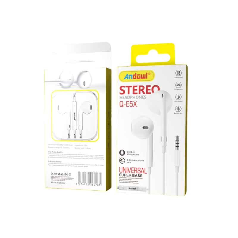 Andowl Ενσύρματα Ακουστικά με AUX 3.5mm Q-E5X - Headphones ANDOWL