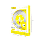 Andowl Καλώδιο μεταφοράς δεδομένων USB 2.0 2m TypeC QY-C067B- Data Cable ANDOWL