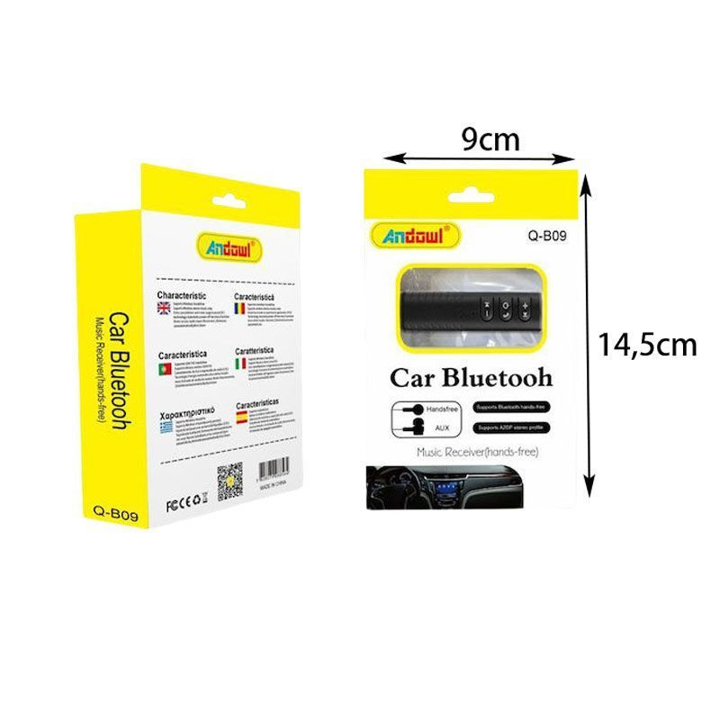 Andowl Ασύρματος δέκτης μουσικής Bluetooth Q-B09 - Wireless Receiver ANDOWL