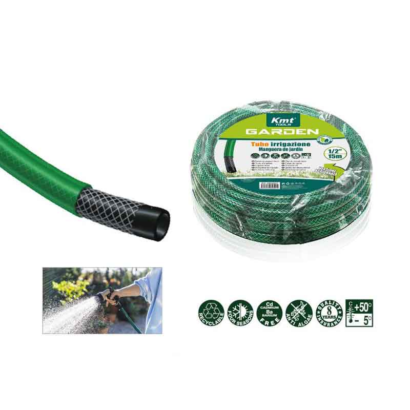 KMT Tools Λάστιχο Ποτίσματος 15 Μέτρα - Irrigation Hose KMT