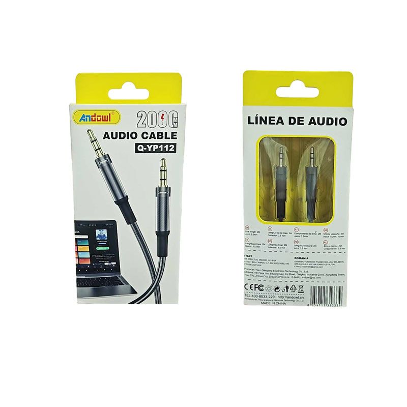 Andowl Καλώδιο ήχου AUX σε AUX Q-YP112 - Audio Cable ANDOWL