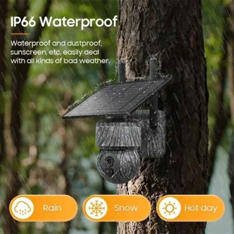 Andowl Ηλιακή Έξυπνη Κάμερα 4K HD Q-SX615 - Camera High Definition Outdoor Electronic Pan Tilt ANDOWL