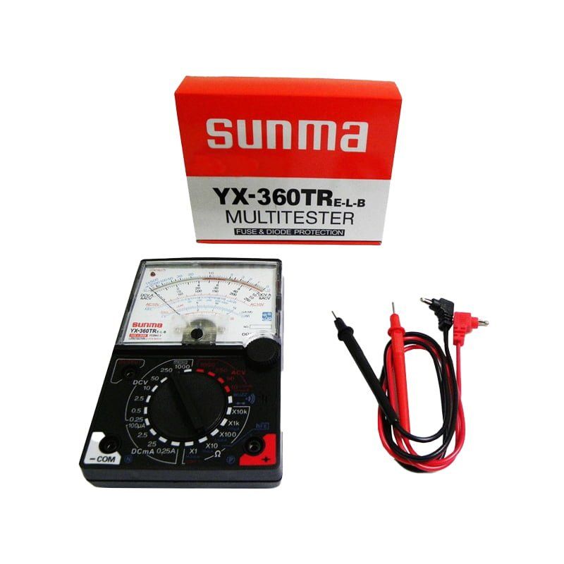 Sanwa YX-360TR Αναλογικό πολύμετρο με βελόνα Μαύρο - Multitester Sanwa