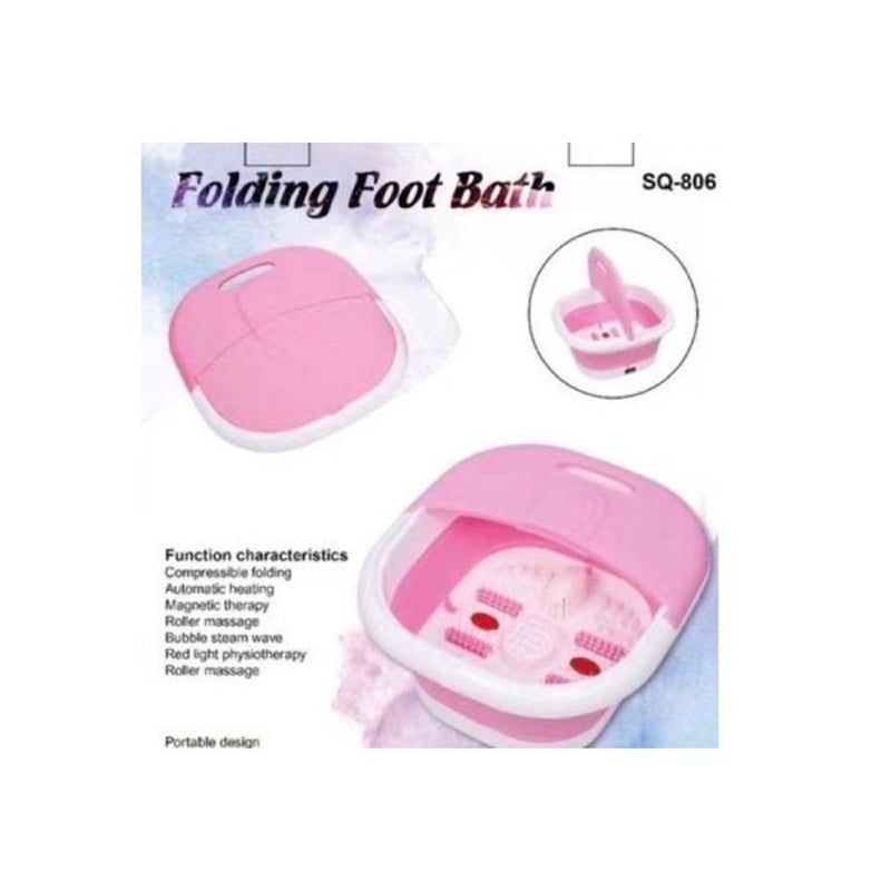 Πτυσσόμενη λεκάνη SPA - Ποδόλουτρο SQ-806 - Folding foot bath - Γκρι OEM