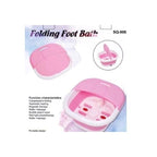 Πτυσσόμενη λεκάνη SPA - Ποδόλουτρο SQ-806 - Folding foot bath - Ροζ OEM