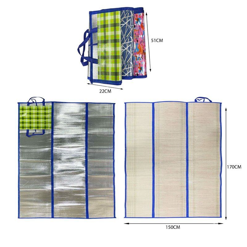 Ψάθα παραλίας 150x170cm - Bamboo beach mat OEM