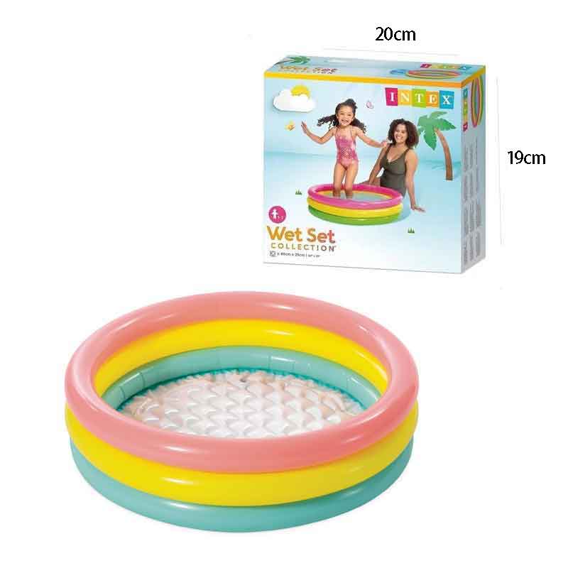 Intex παιδική πισίνα φουσκωτή #58924NP 86cm x 25cm - Wet Set Three-ring pool OEM