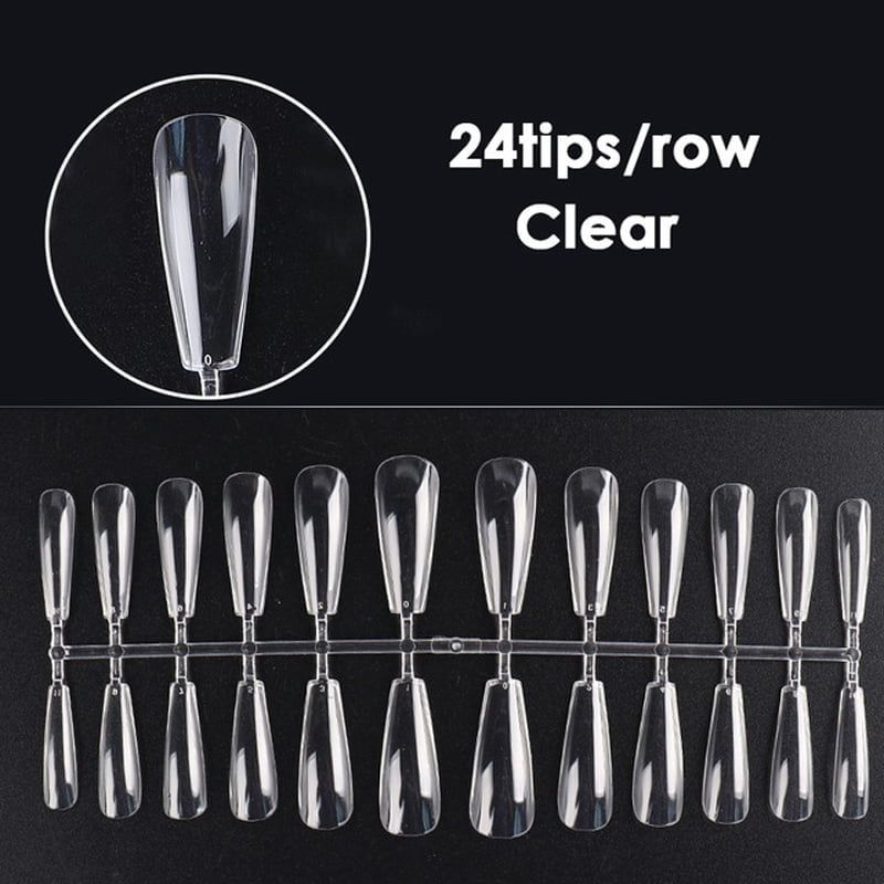 Manicure Protector Tips Διάφανα Nύχια 500τμχ - Nail Tips OEM
