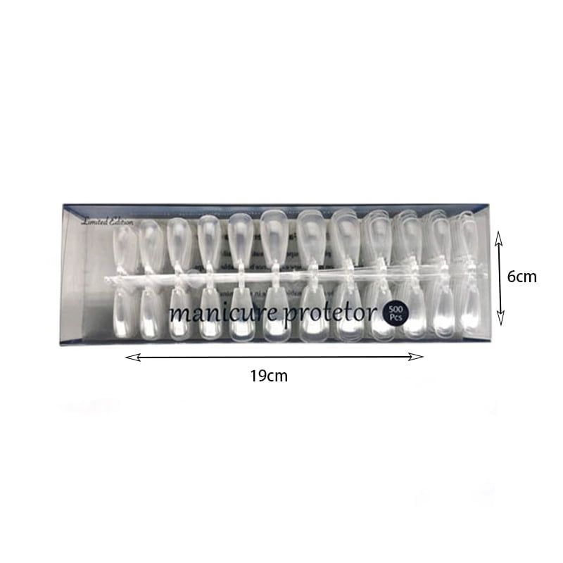 Manicure Protector Tips Διάφανα Nύχια 500τμχ - Nail Tips OEM