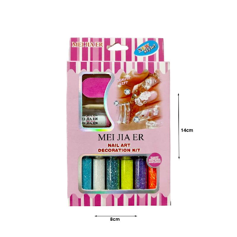Kit Διακοσμητικά glitter νυχιων - Nail art decoration OEM