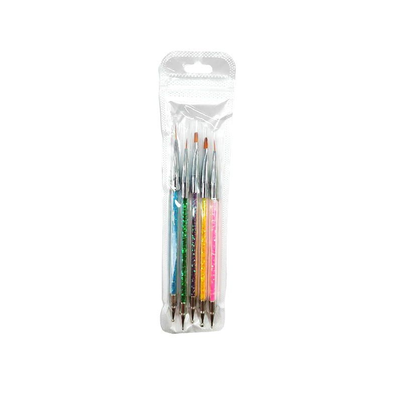 Πινέλα νυχιών 5τμχ - Nail brushes 5pcs OEM