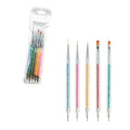 Πινέλα νυχιών 5τμχ - Nail brushes 5pcs OEM