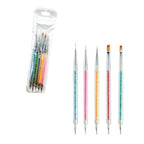 Πινέλα νυχιών 5τμχ - Nail brushes 5pcs OEM