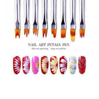 Σετ πινέλα νυχιών 8τμχ - Nail brushes 8 pcs OEM