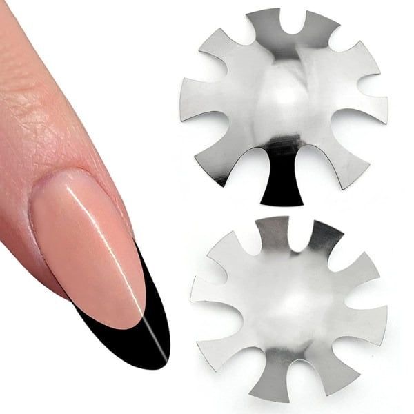 Στένσιλ Γαλλικού Νυχιών Nail Art Easy French – Μεταλλικό καλούπι γαλλικού OEM