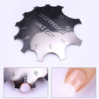 Στένσιλ Γαλλικού Νυχιών Nail Art Easy French – Μεταλλικό καλούπι γαλλικού OEM