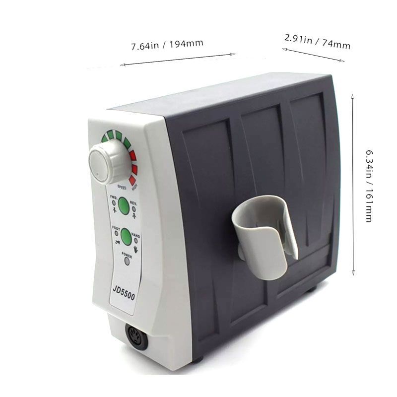 JSDA Επαγγελματικός Τροχός Νυχιών 85W JD5500 35000rpm με Πεντάλ - Nail drill OEM