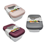 Sidirela Δοχείο Φαγητού Πλαστικό Cook & Keep 1.2L 3τμχ - Food save OEM