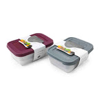 Sidirela Δοχείο τροφίμων 2000ml σετ 2τμχ "COOK"- Food saver 2pcs OEM