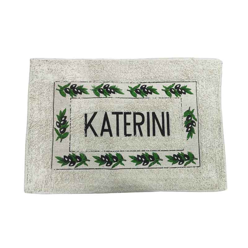 Βαμβακερό πατάκι μπάνιου 40x60cm Katerini - Bathroom mat OEM