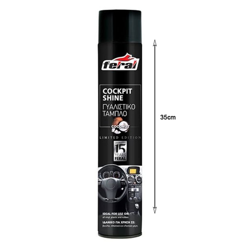 Feral Γυαλιστικό Ταμπλό Coconut 750ml - Cockpit Shine OEM